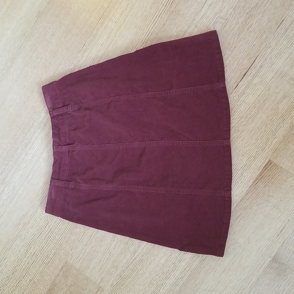⭐ 2/$10 Mossimo Red Corduroy Mini Skirt - Picture 3 of 6